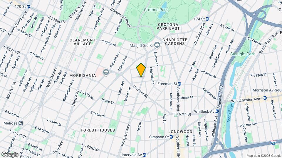 1371 Prospect Ave Map and Location Details