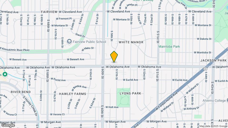 5714 W Oklahoma Ave Map and Location Details