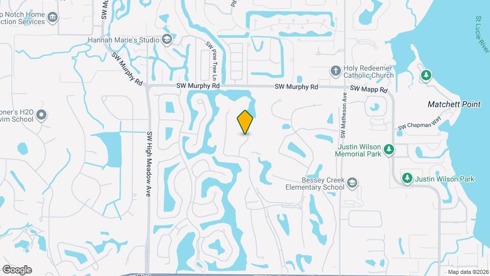 1832 SW Willowbend Ln Mapa y Detalles de la Ubicación