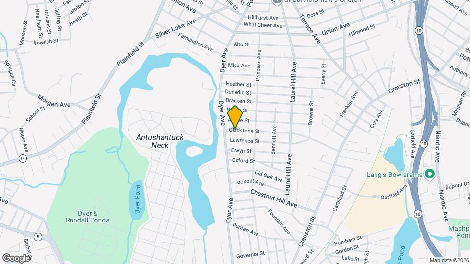 190 Gladstone St Map and Location Details