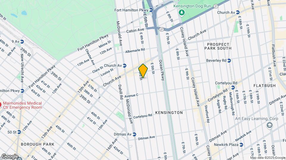 403 E 3rd St Map and Location Details