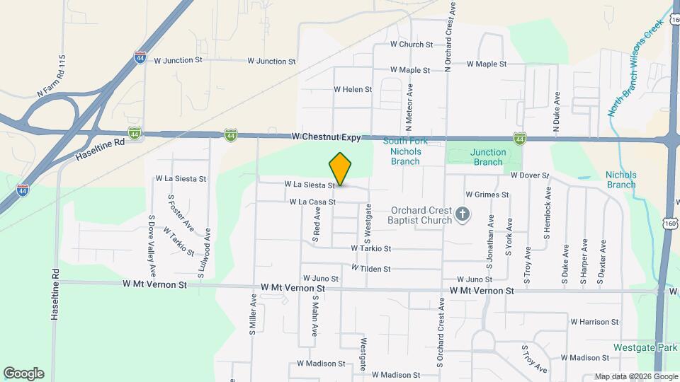 4352 W La Siesta Ln Map and Location Details