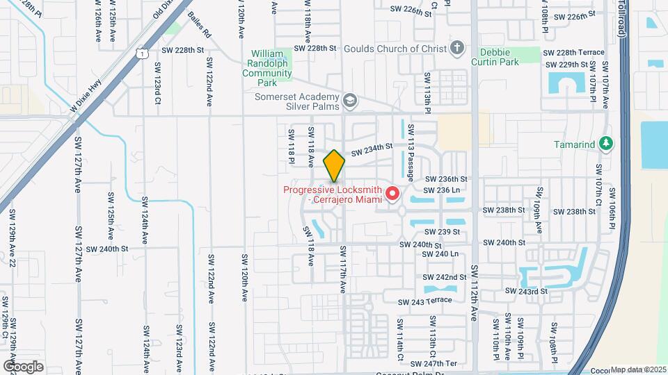 23656 SW 117th Ct Mapa y Detalles de la Ubicación