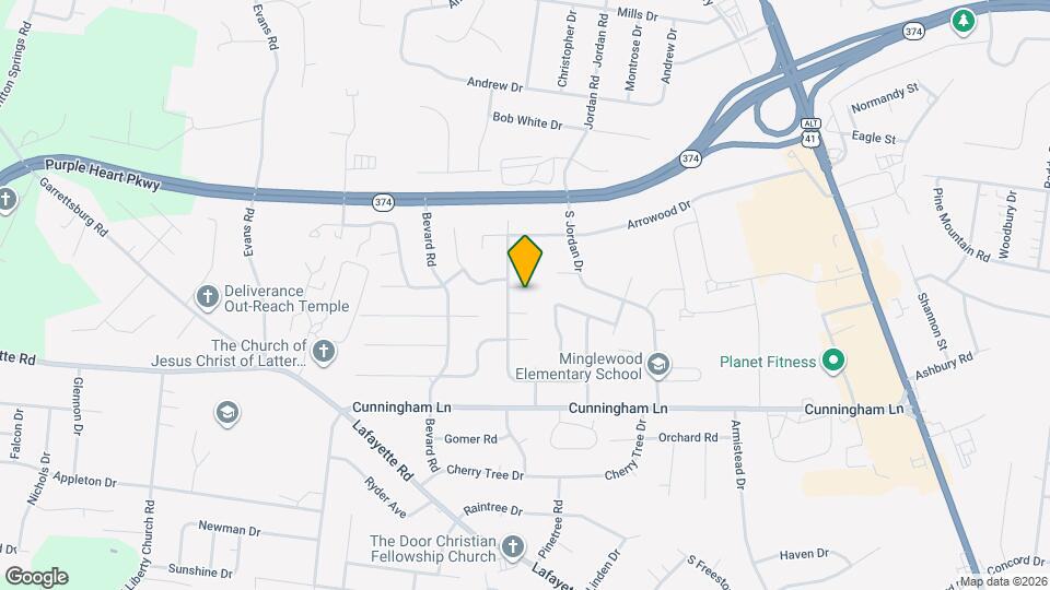 102 Nuthatch Cir Map and Location Details