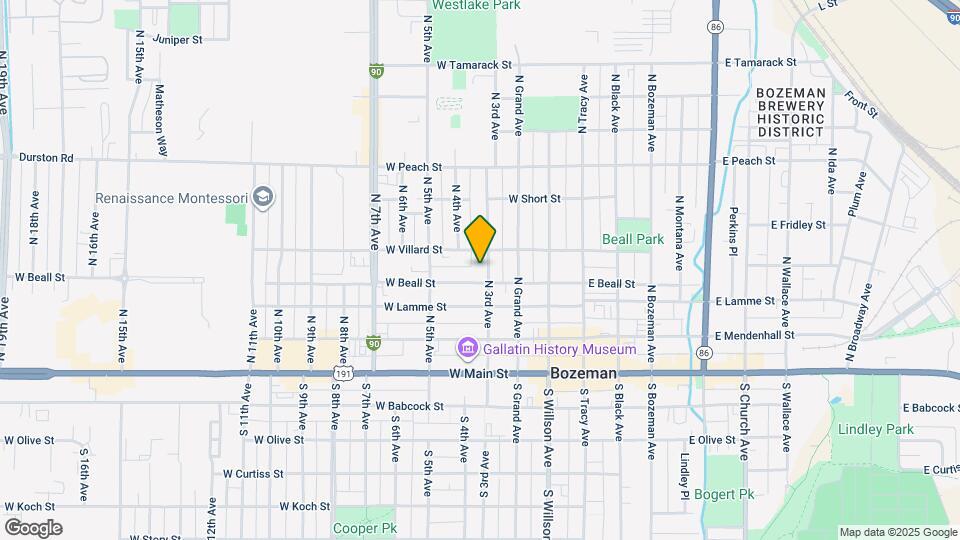 309 N 3rd Ave, Unit C Mapa y Detalles de la Ubicación