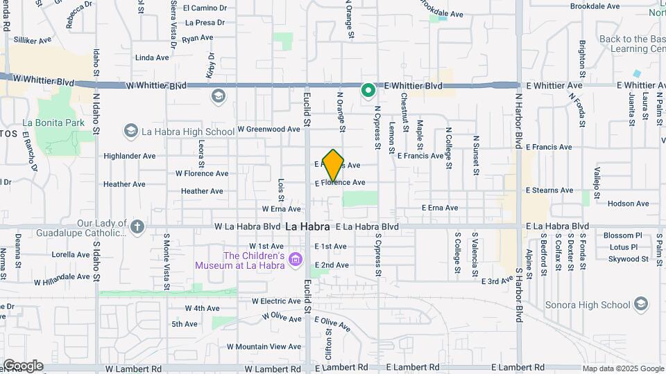 200 E Florence Ave Mapa y Detalles de la Ubicación