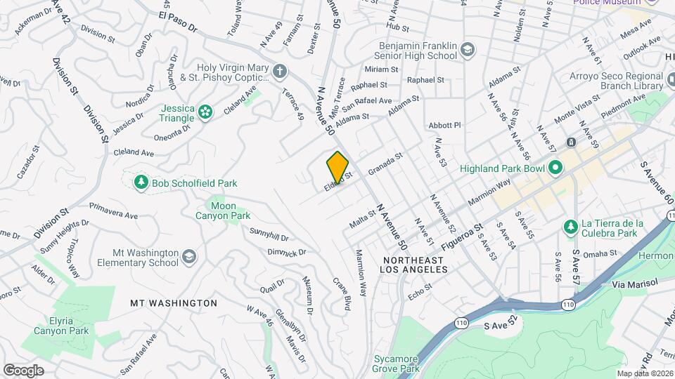 4911 Granada St, Unit 2 Map and Location Details