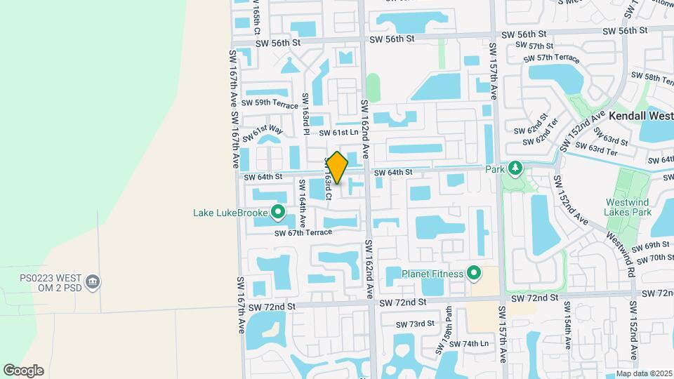 6524 SW 162nd Path Map and Location Details