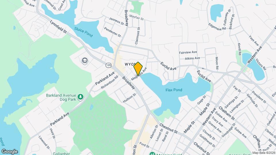 100 Magnolia Ave Map and Location Details