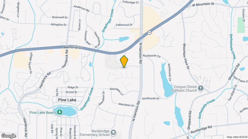 730 Hairston Crossing Trail Map and Location Details