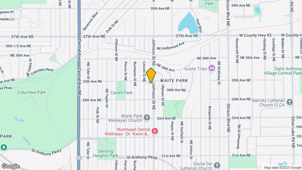 3450 Johnson St NE Map and Location Details