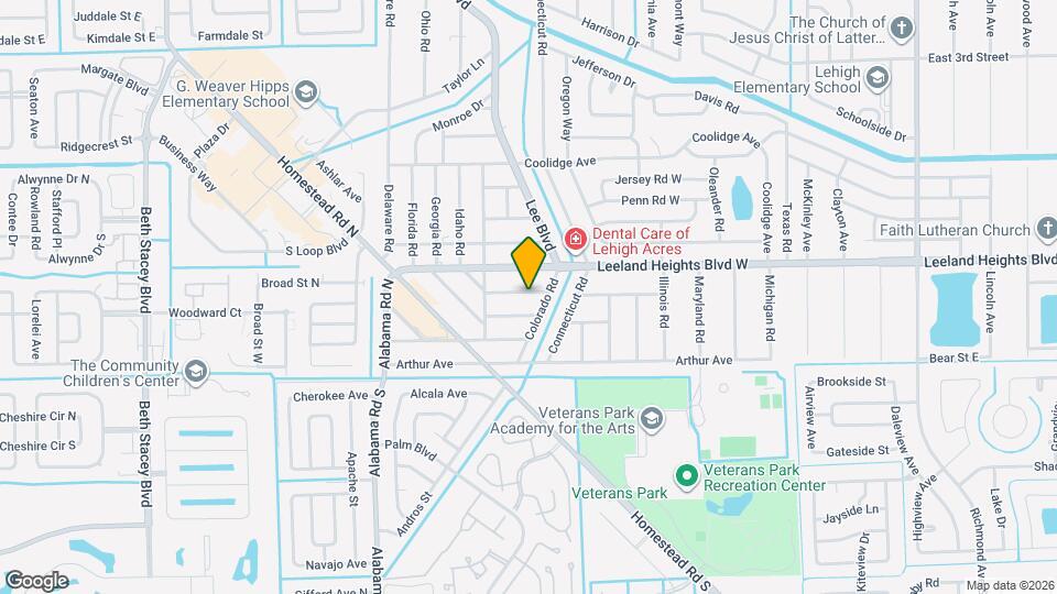 704 W Cleveland Ln Map and Location Details
