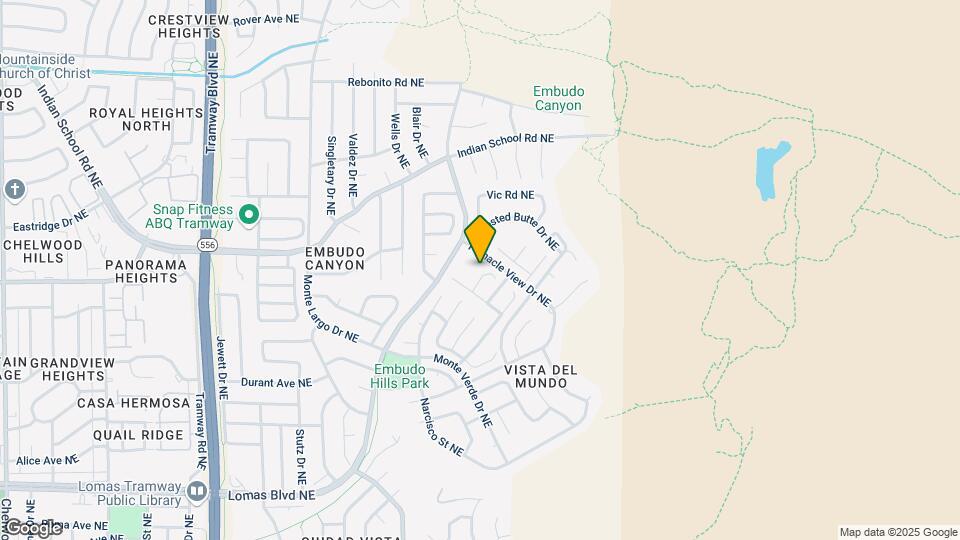 1511 Mimbres Canyon Pl NE Map and Location Details