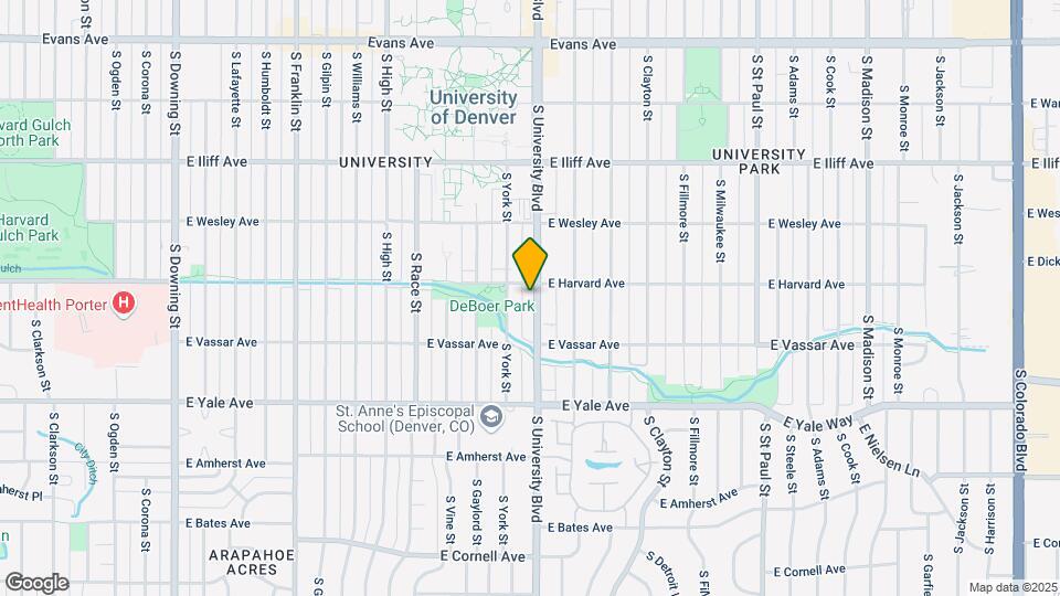 2515 S University Blvd, Unit B Map and Location Details
