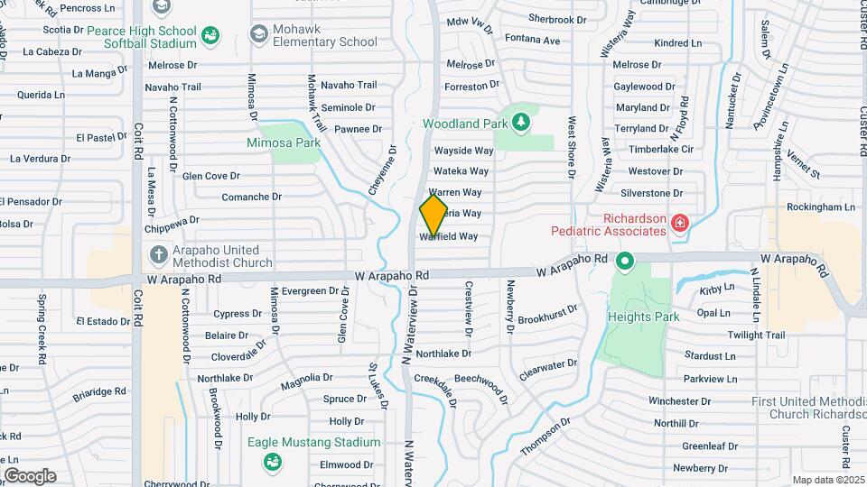 923 Warfield Way Map and Location Details