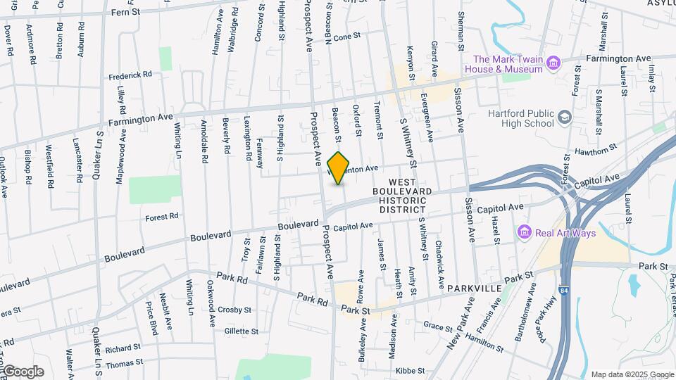 119-121 Beacon St-Unit -121B Beacon Map and Location Details