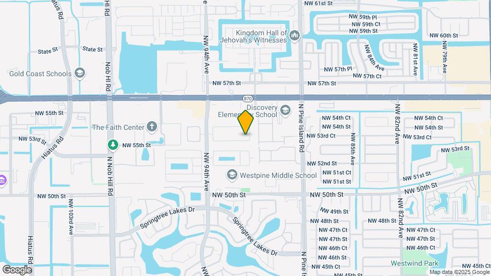 9217 NW 54th St Map and Location Details