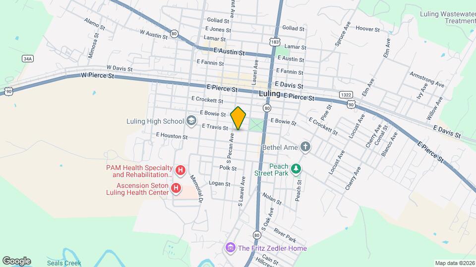 508 E Travis St Map and Location Details