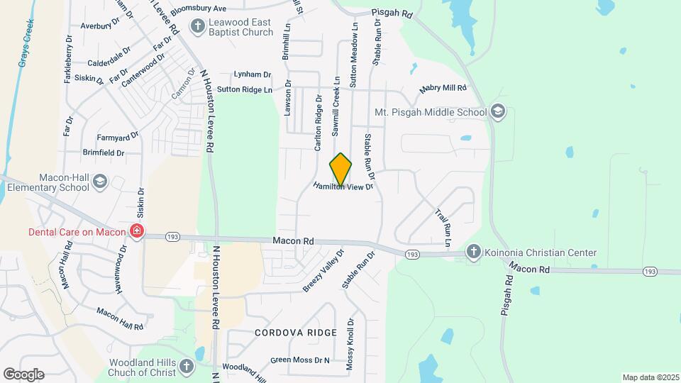 10281 Hamilton View Dr Map and Location Details