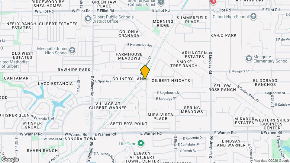 426 S Burk St Map and Location Details