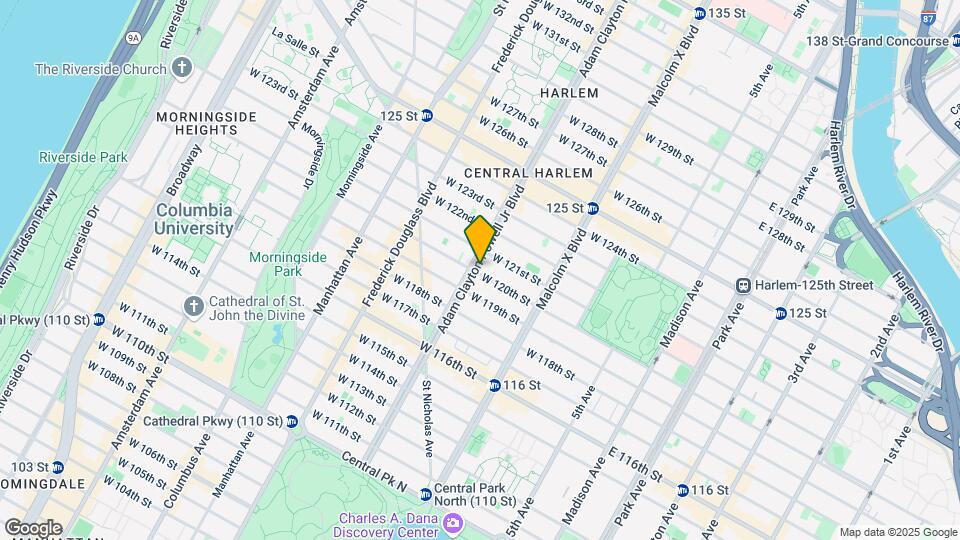 161 W 120th St Mapa y Detalles de la Ubicación