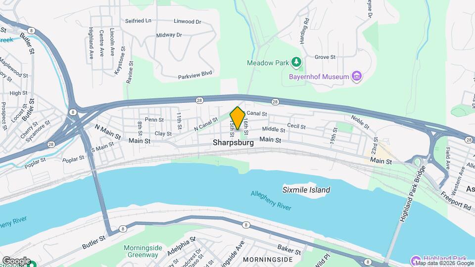 1509 Middle St Map and Location Details