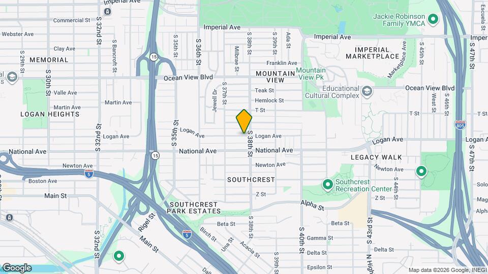 3777 Logan Ave, Unit 101 Mapa y Detalles de la Ubicación