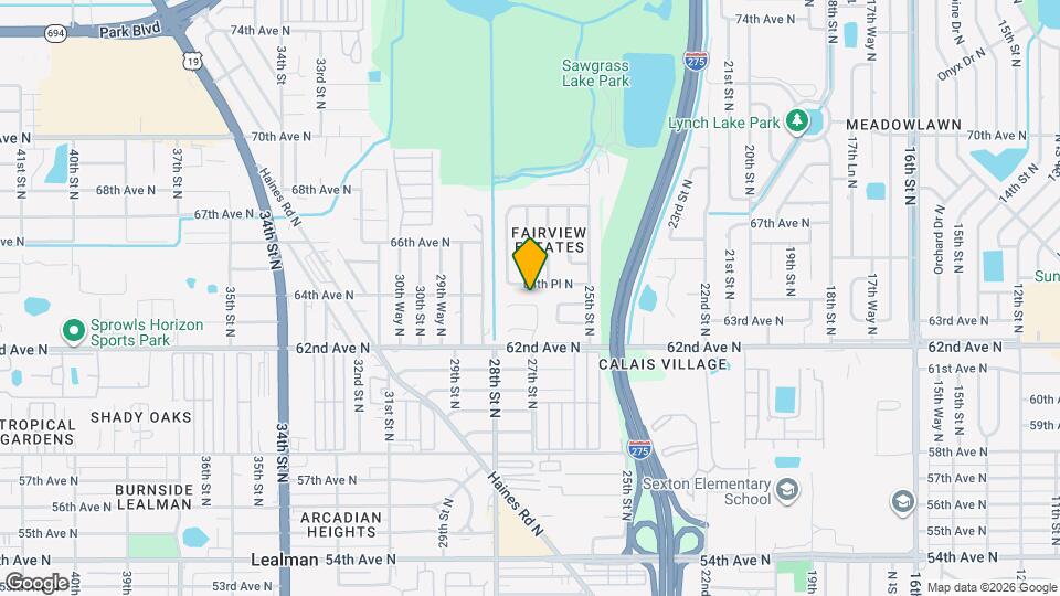 2715 63rd Terrace N Map and Location Details