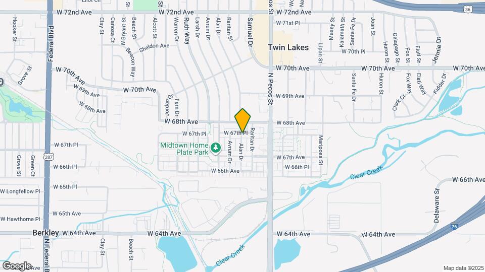 1794 W 67th Pl, Unit Basement Mapa y Detalles de la Ubicación