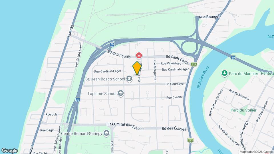 4305 Frontenac Rue Map and Location Details