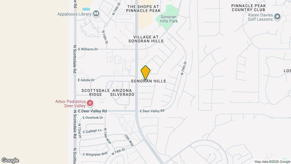 7631 E Los Gatos Dr Mapa y Detalles de la Ubicación
