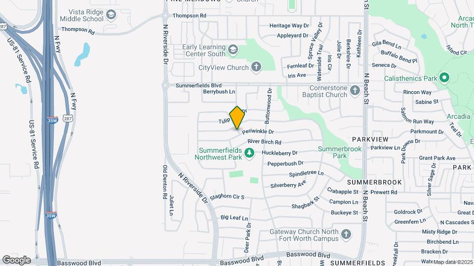 3917 Periwinkle Dr Map and Location Details