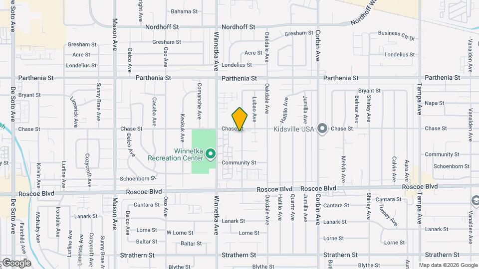 8473 Penfield Ave Map and Location Details