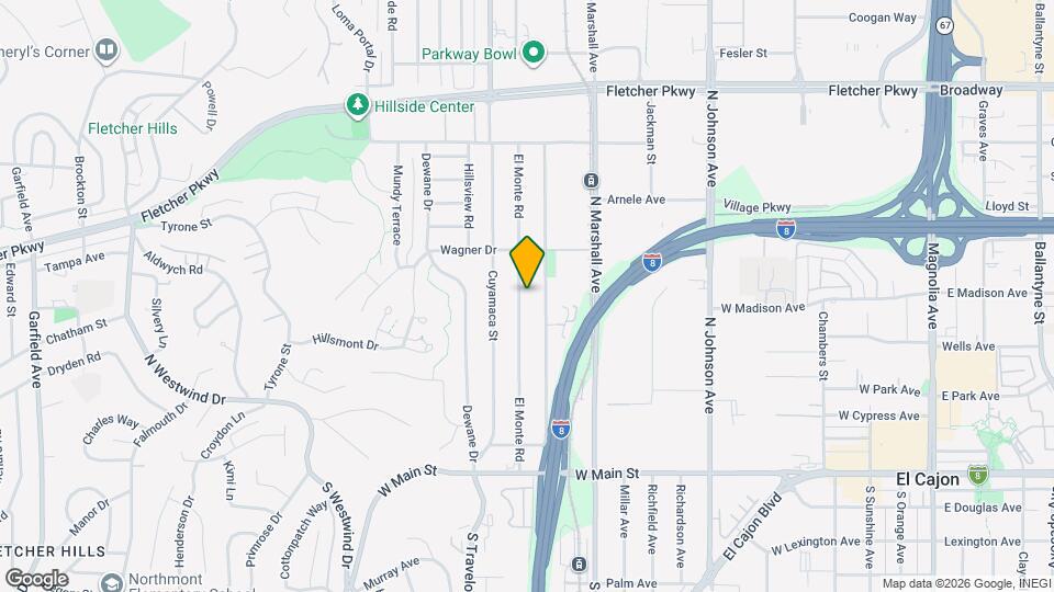 489 El Monte Rd Mapa y Detalles de la Ubicación