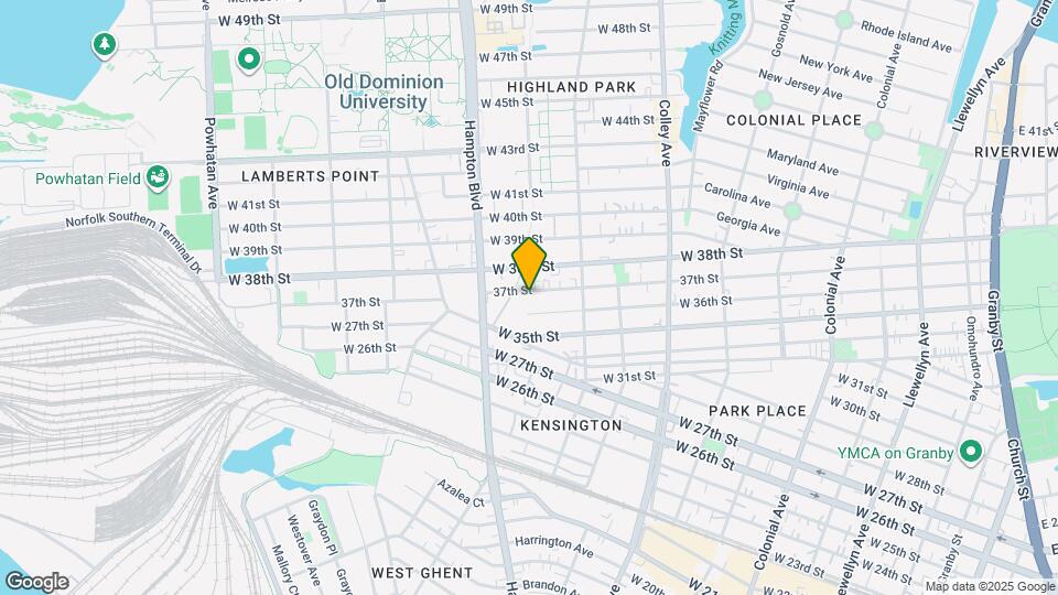 1045 37th St Map and Location Details