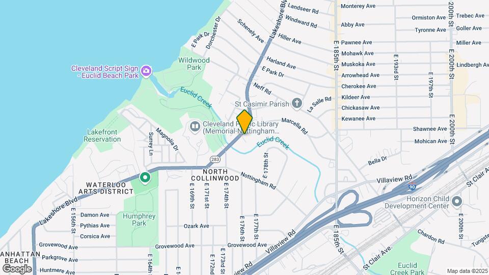17568-70 Lake Shore Blvd Map and Location Details