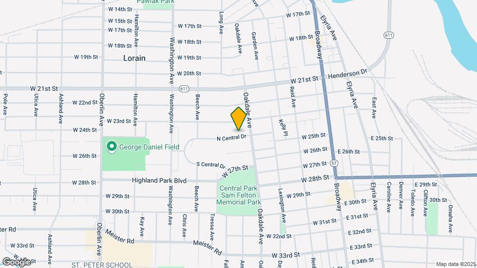 622 W. 24th St. Map and Location Details