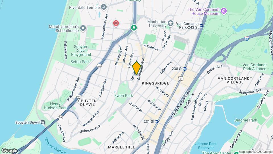 3401 Riverdale Ave Mapa y Detalles de la Ubicación