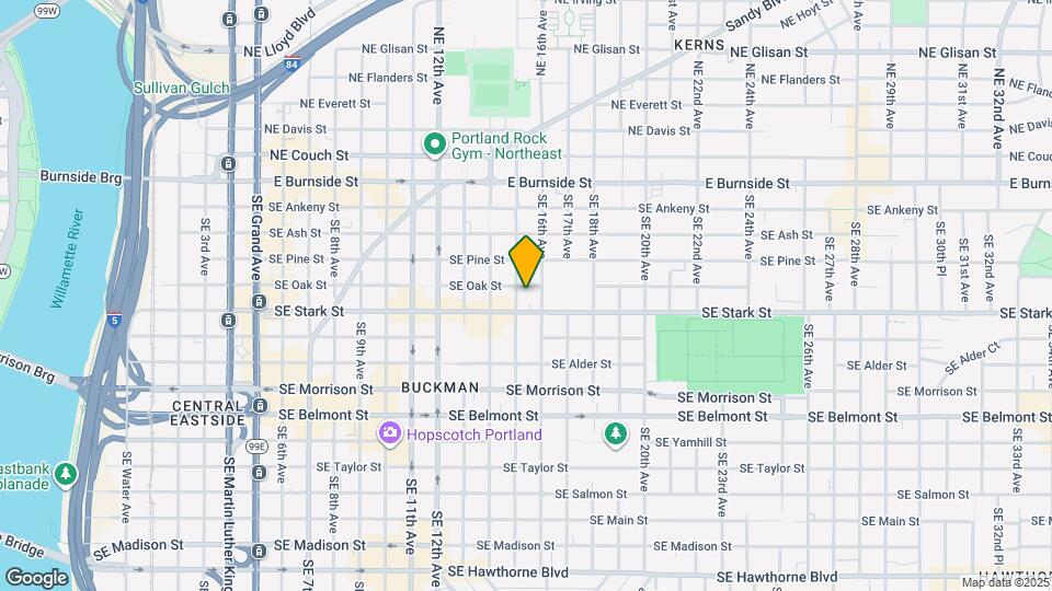 1503 SE Stark St Map and Location Details
