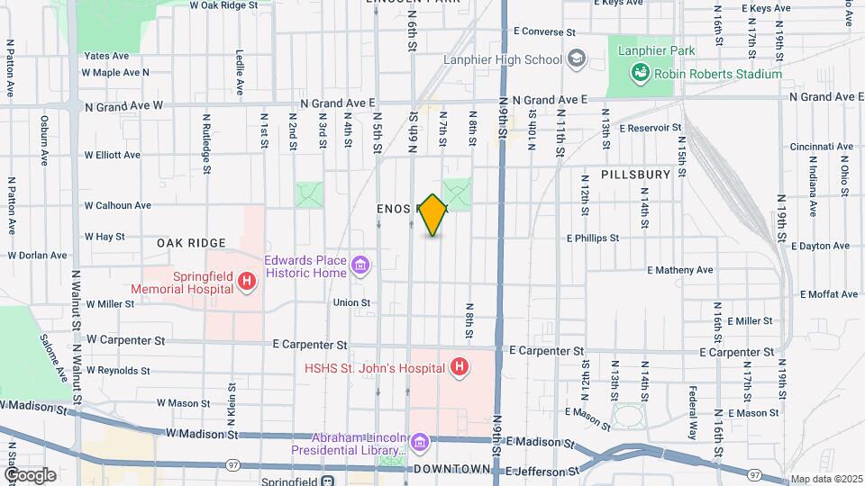 845 N 7th St Map and Location Details