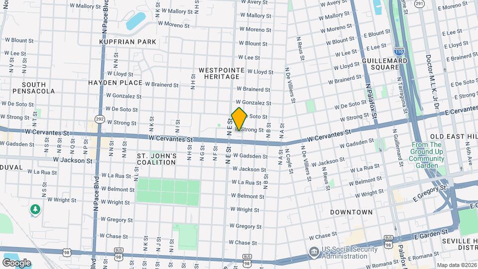 811 N D St Map and Location Details