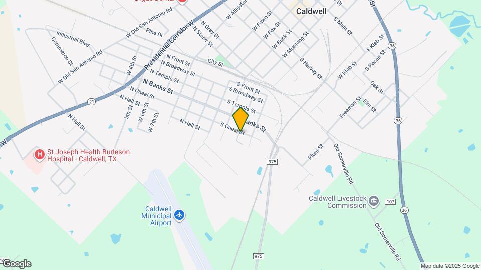 302 S Oneal St Map and Location Details