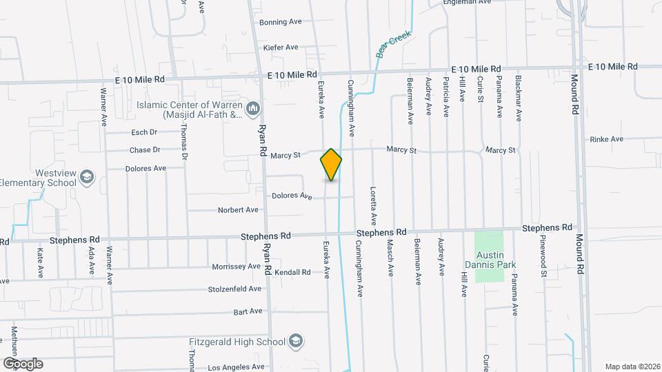 24266 Eureka Ave Map and Location Details