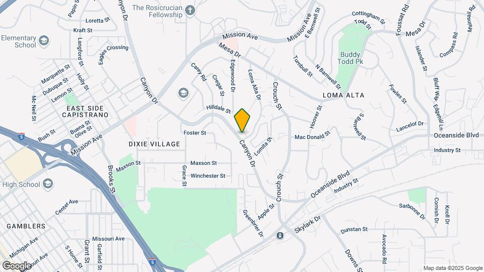 265 Loma Alta Dr Mapa y Detalles de la Ubicación