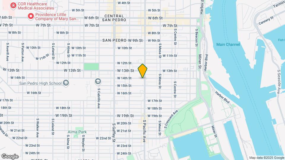 501 W 14th St Map and Location Details