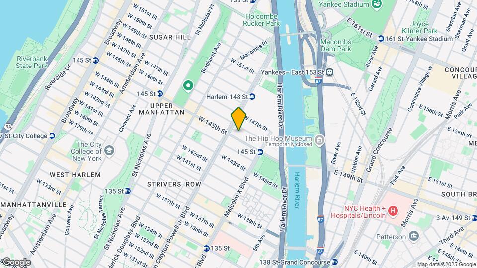 159-161 W 145th St Mapa y Detalles de la Ubicación
