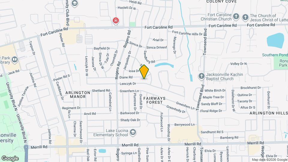 6717 Lenczyk Dr Map and Location Details