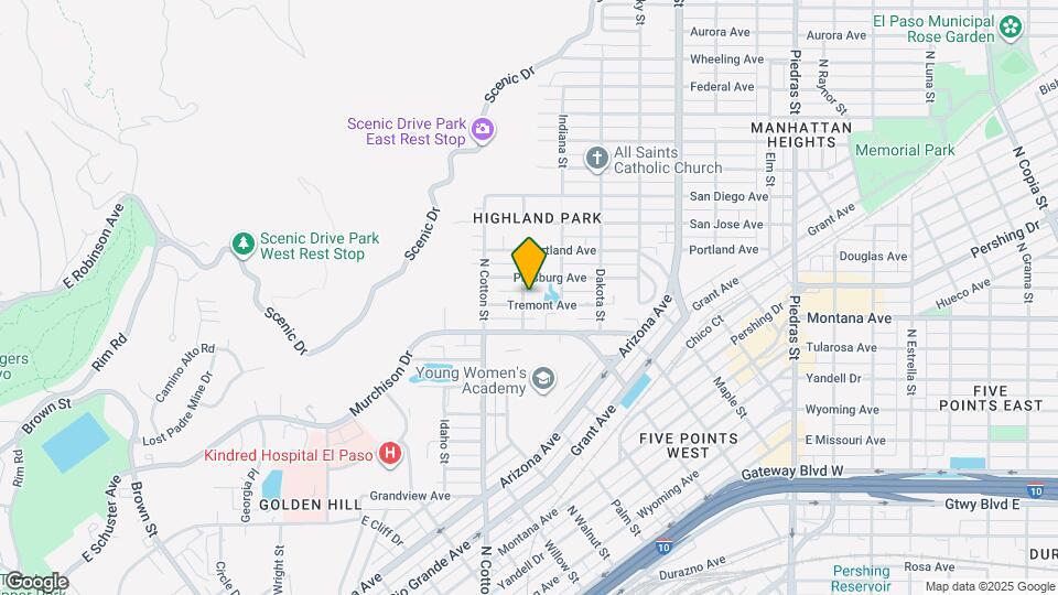 2201 Tremont Ave Map and Location Details