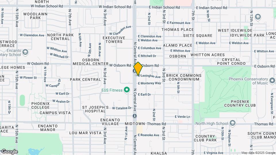 1 E Lexington Ave-Unit -1407 Map and Location Details