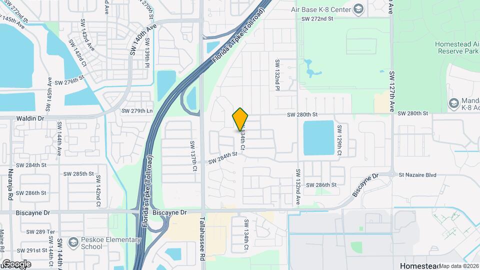 28168 SW 134th Ct Map and Location Details